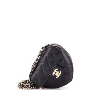 Chanel Cc In Love Heart Clutch With #241245C43B